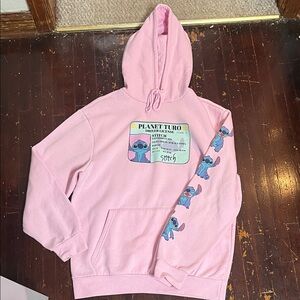 Disney Pink Stitch Hoodie